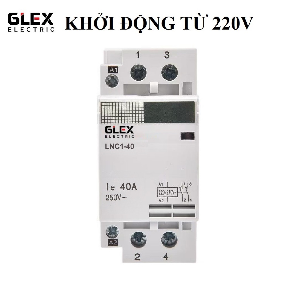 Khởi động từ contactor 1 pha GILEX 40A/220V
