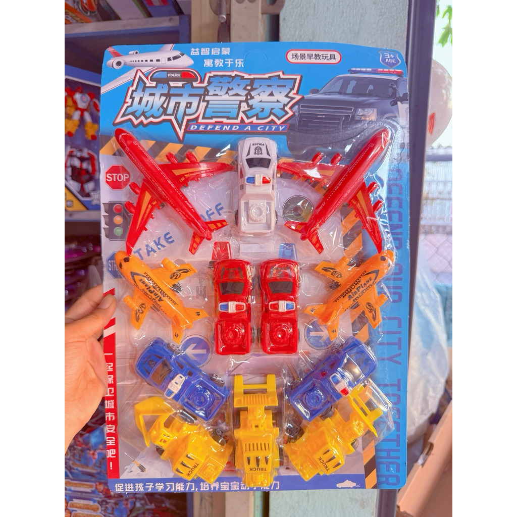 Đồ chơi vỉ xe oto cho bé trai 39k - Loại 1