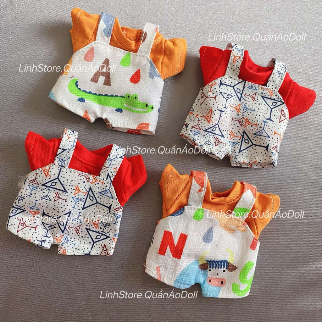 [Quần áo búp bê] YẾM QUẦN NGẮN HOẠ TIẾT NAM DOLL 5IN
