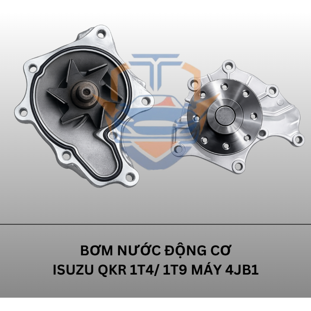 BƠM NƯỚC ĐỘNG CƠ ISUZU 1T4/1T9 QKR MÁY 4JB1 HÀNG MỚI, TỐT