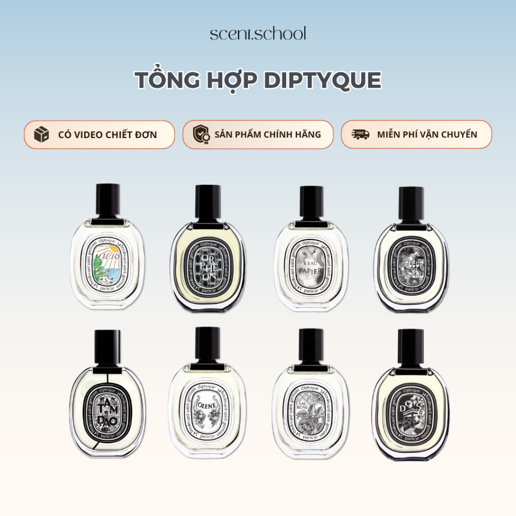 Tổng Hợp Nước Hoa Diptyque | Nước Hoa Unisex | Scent.school Perfume