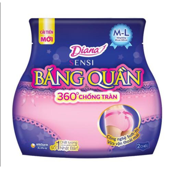 Băng quần Diana sensi gói 3 miếng