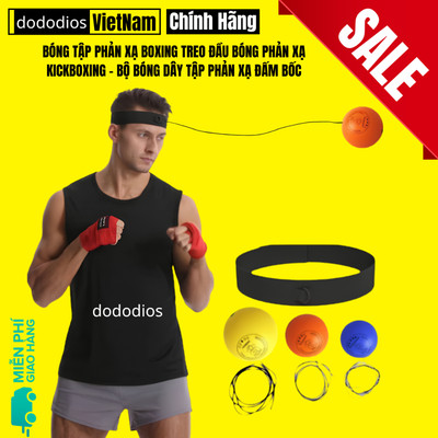 Bóng Luyện Tập Phản Xạ - Boxing Chuyên Nghiệp Có Dây Đeo Đầu Tiện Dụng - Độ đàn hồi cao