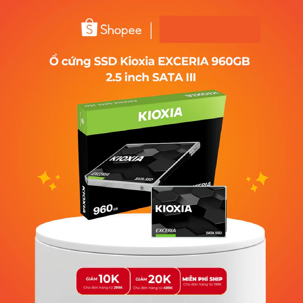Ổ Cứng SSD Kioxia (TOSHIBA) - 1TB / 960GB - SATA 3 l 2.5" - Hàng Chính Hãng