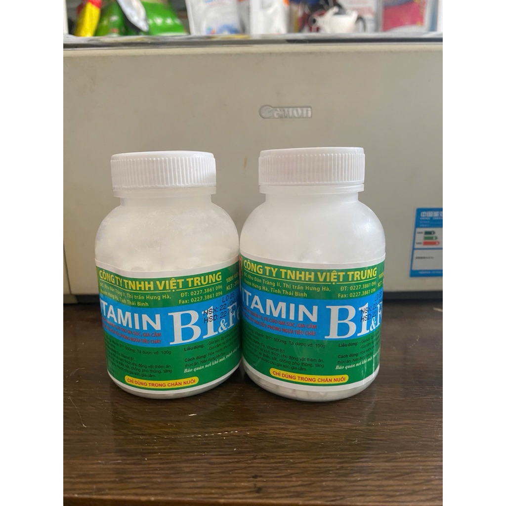 1 lọ VITAMIN B1 (lọ 1800 viên) bổ sung B1 cho chó mèo, gà đá, chim cảnh và các vật nuôi khác