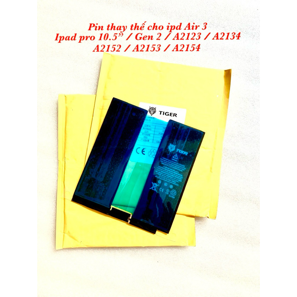Pin thay thế cho ipad Air 3 / Pro 10.5 inch / Gen 2 : A2123/A2134/A2152/A2153/A2154 Zin Cty