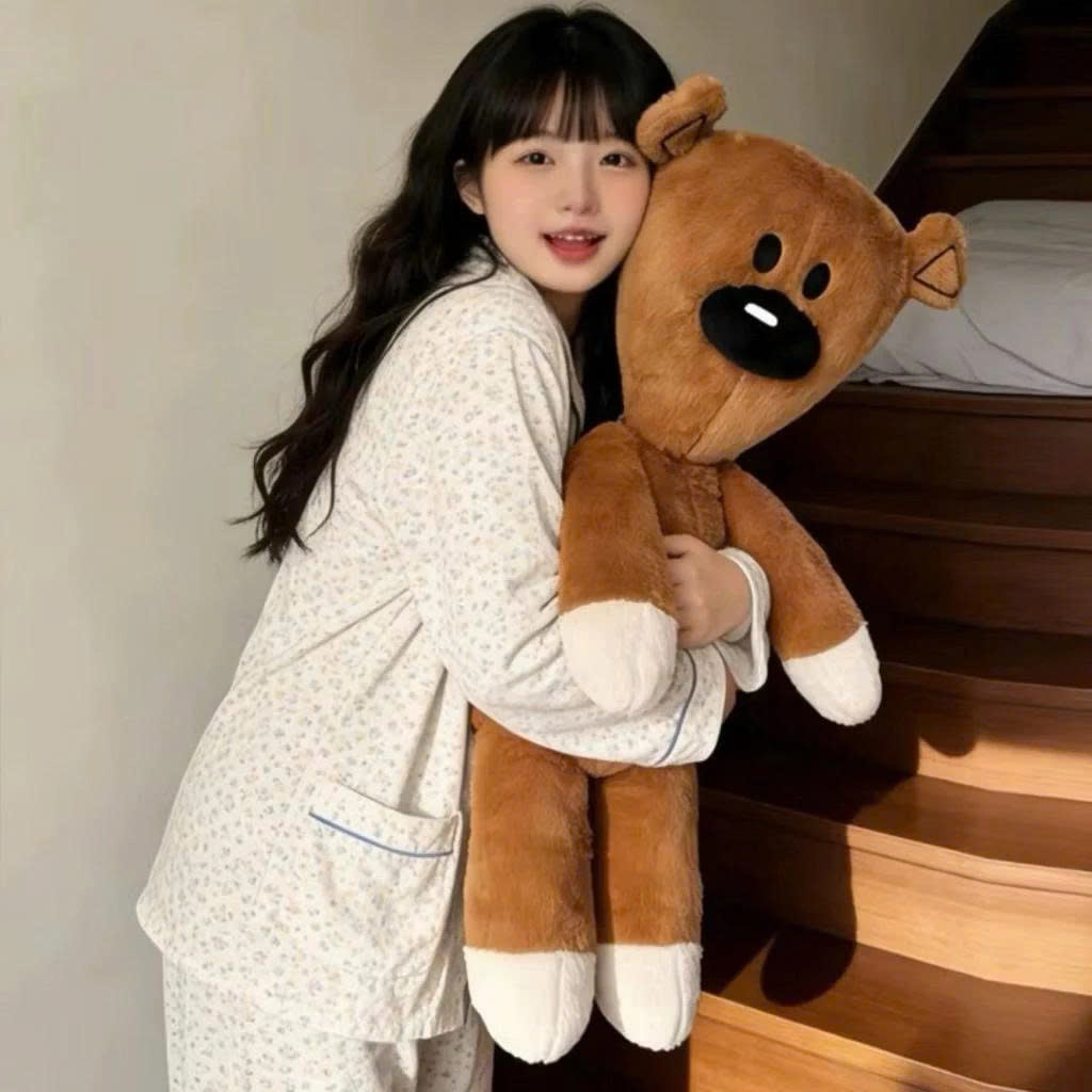 Teddy Nhồi Bông Mr Bean Mềm Mịn - Teddy Hoạt Hình Mr Bean - Gấu Bông Hama
