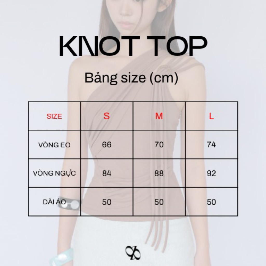 Áo thun vai chéo nhún thân bất quy tắc INTO.EIGHT thiết kế (Knot Top) | BigBuy360 - bigbuy360.vn