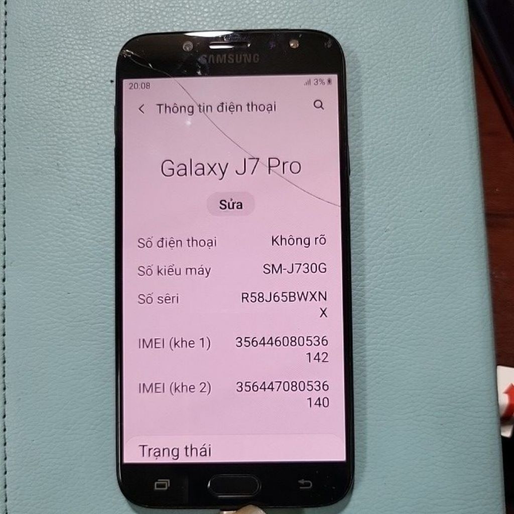 Cụm xác J730 / J7 Pro sống bỏ màn full chức năng