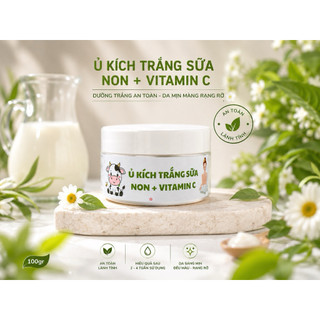 Kem Ủ Trắng Sữa Non 1000gr Face & Body – Có Vitamin C / Không Vitamin C – Dưỡng Da Mịn Màng