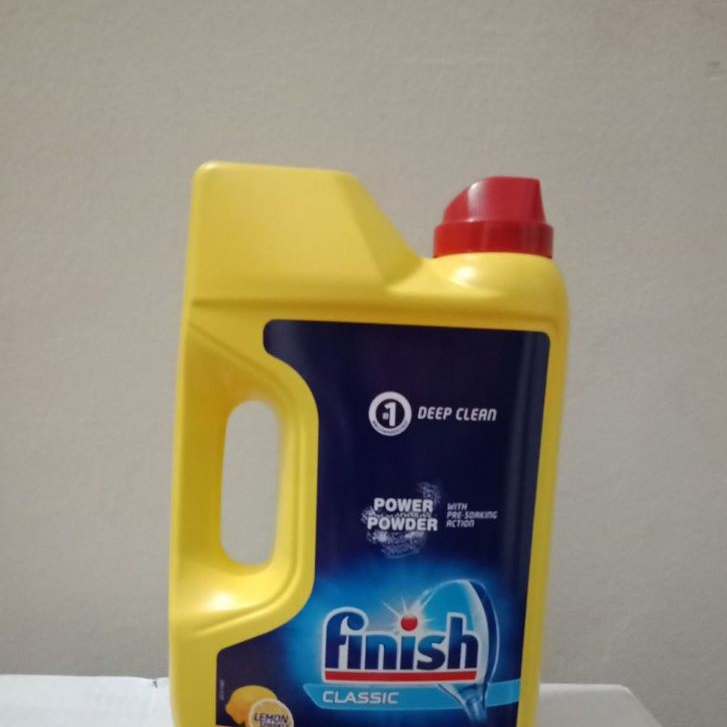 Bột rửa chén ly Finish hương chanh