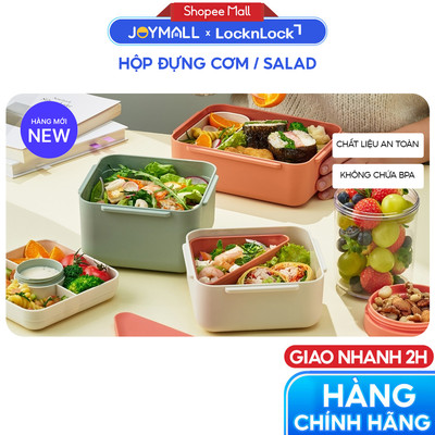Hộp Đựng Cơm LocknLock TO-GO LCB410 LCB411 LCB412, 920ml 1.25L 1.3L, Hàng Chính Hãng - JoyMall