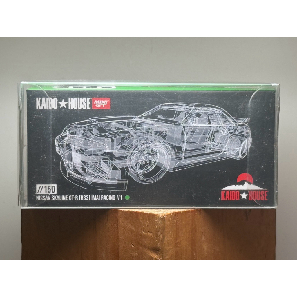 Xe mô hình tỷ lệ 1/64 mô phỏng ô tô Kaido House 150 Nissan Skyline GTR R33 (đã qua sử dụng) - KentNg