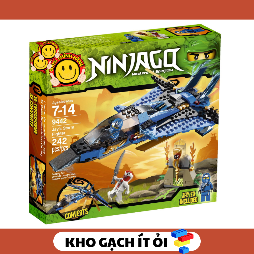 9442 - Chỉ gạch máy bay + Sách - No box/ minifigures