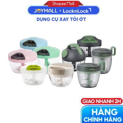 Dụng Cụ Xay Tỏi Ớt LocknLock CKS308 CKS309 CKS310, Hàng Chính Hãng, Kéo Tay, Khóa An Toàn - JoyMall
