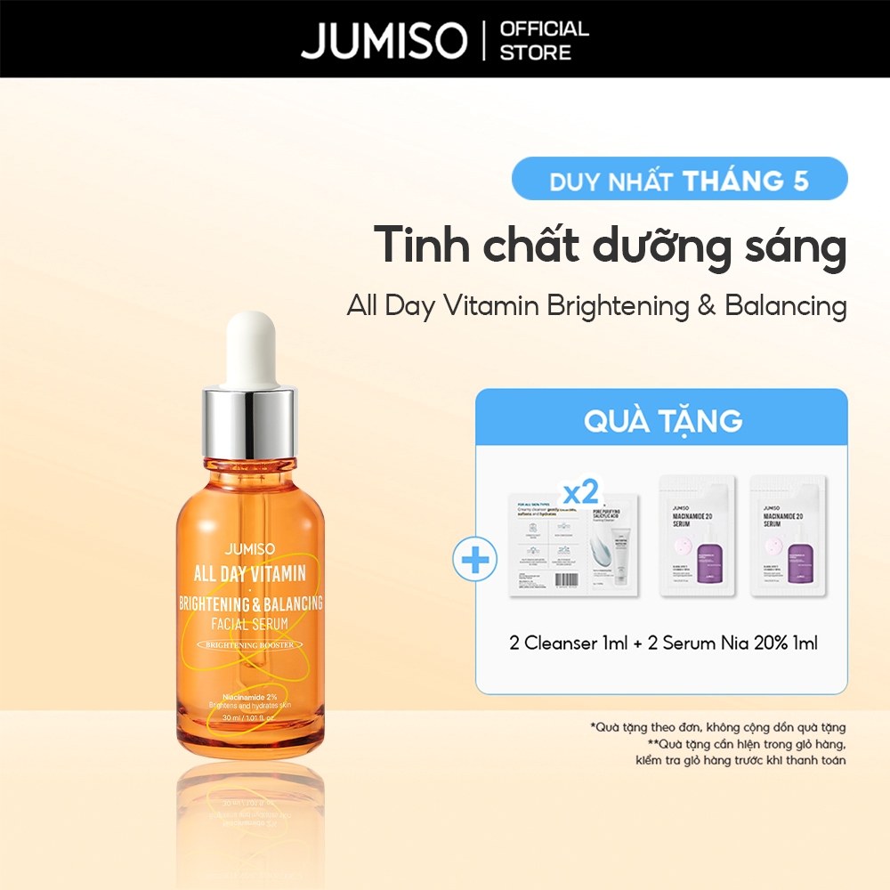 Serum Dưỡng Sáng Mờ Thâm Jumiso All Day Vitamin Brightening & Balancing Serum 30ml