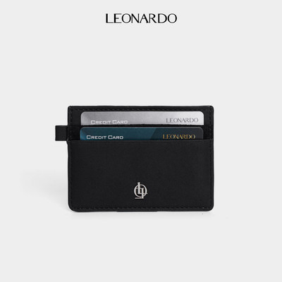 Ví Card Mini Hudson RFID Leonardo Da Cao Cấp Phối Da Lộn Sang Trọng Tích Hợp Công Nghệ Bảo Mật Chống Trộm Thông Tin Thẻ