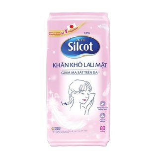 Khăn Khô Lau Mặt Silcot 80 Miếng