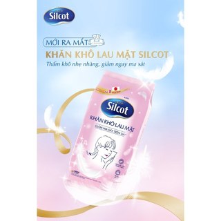 Khăn Khô Lau Mặt Silcot 80 Miếng