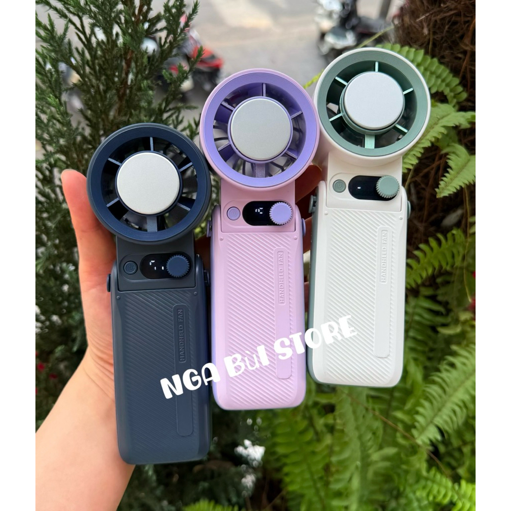 ( Hàng Chuẩn Xịn) Quạt Cầm Tay JF168 – Hàng  chuẩn xịn Pin 6000mAh,Xò Lạnh, 199 Tốc Độ Gió. Cổ Gập Đ