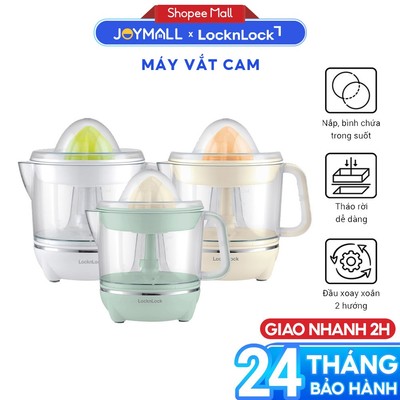 Máy Vắt Cam LocknLock EJJ231 700ml 40W, Hàng Chính Hãng, Xoay Ép 2 Chiều - JoyMall