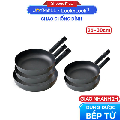 Chảo Chống Dính LocknLock Hard & Light Pro Frypan, Hàng Chính Hãng, Dùng Được Mọi Bếp - JoyMall