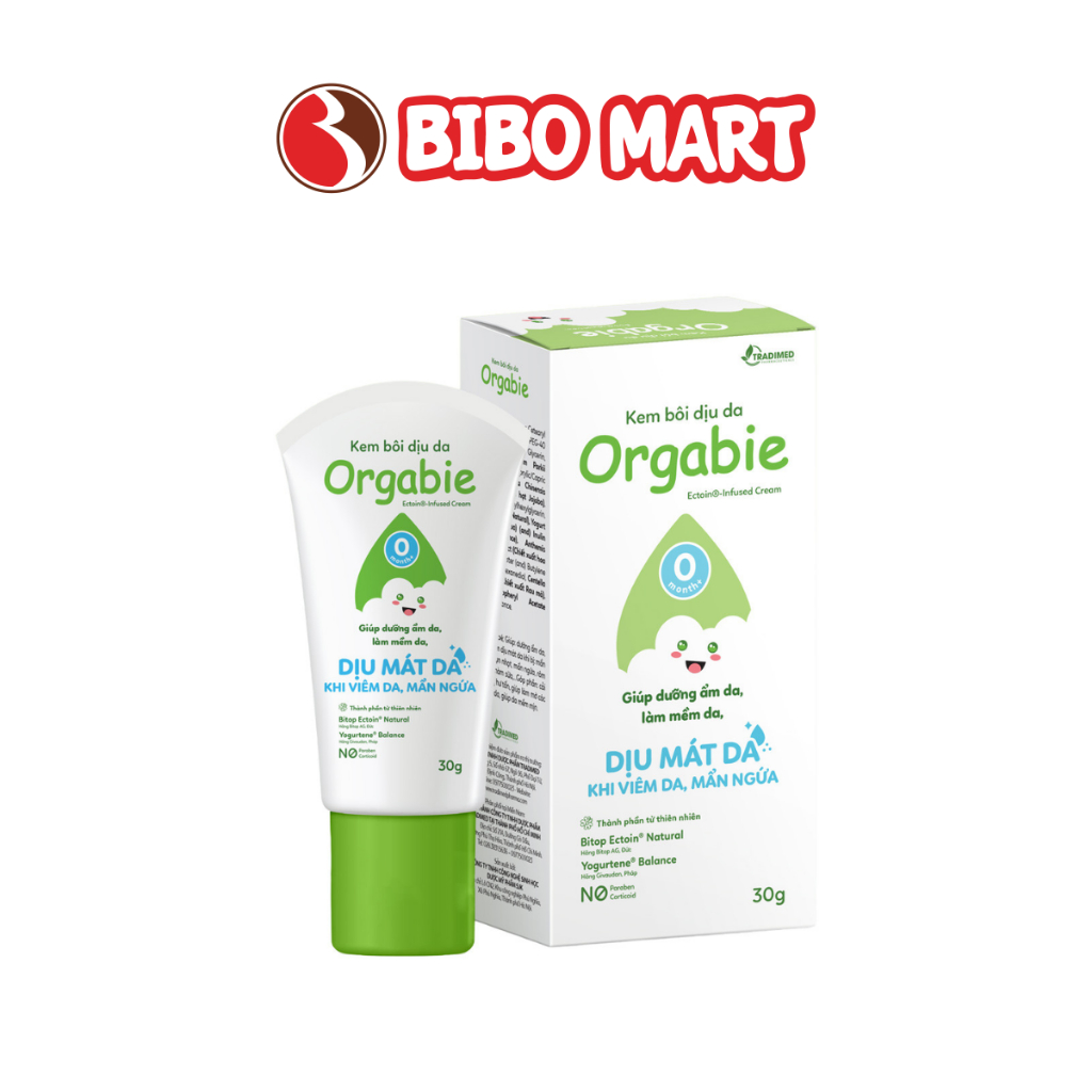 Kem Bôi Da Orgabie 30g Phục Hồi Da Tổn Thương Cho Bé Từ Từ Sơ Sinh - Bibo Mart