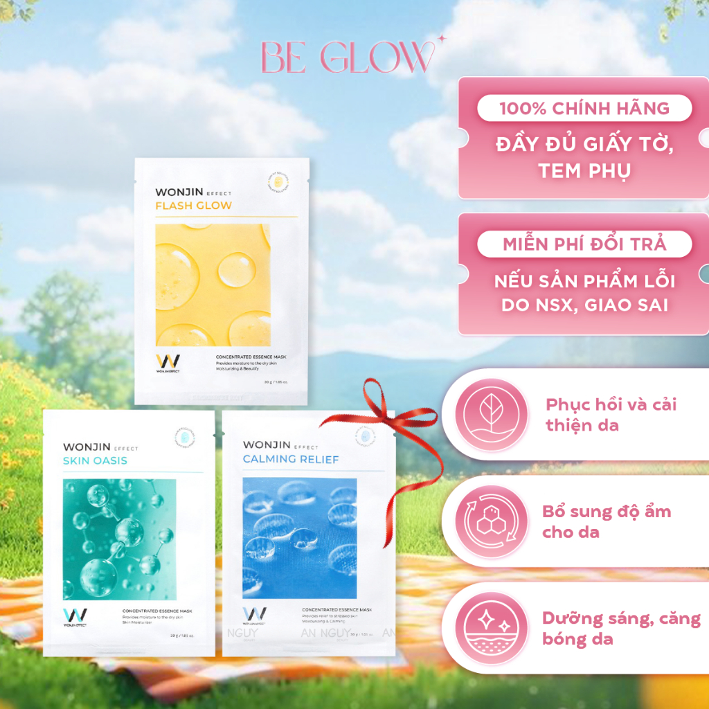 Mặt Nạ Chăm Sóc Da Toàn Diện Wonjin Effect 30g - Be Glow Beauty