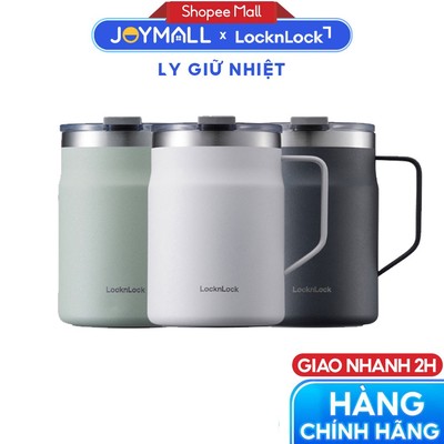 Ly Giữ Nhiệt LocknLock Metro Mug LHC4219 475ml, Hàng Chính Hãng, Inox 304, Tay Cầm Chắc Chắn-JoyMall