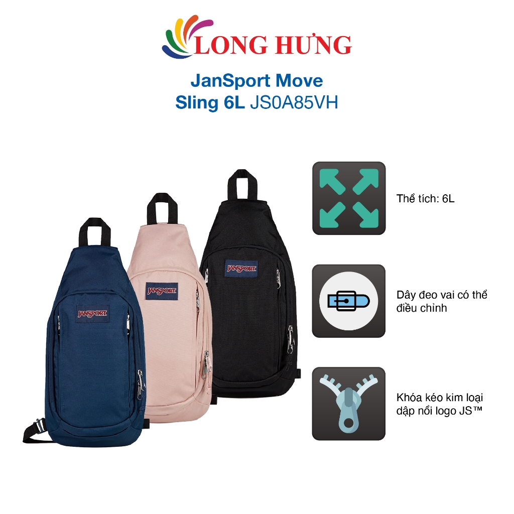 Túi đeo chéo JanSport Move Sling 6L JS0A85VH - Hàng chính hãng