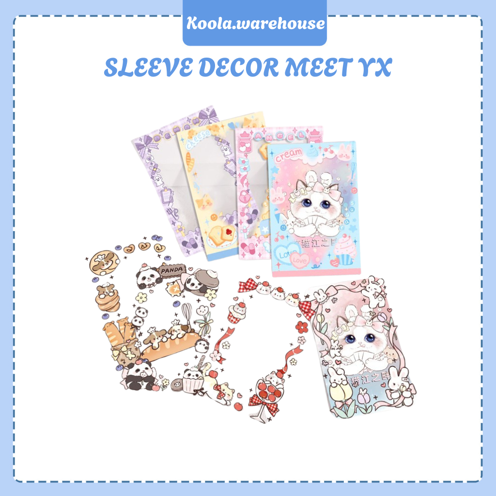 Sleeve Đựng Card, Sleeve Bọc Card MEET YX Decor Đẹp Mắt, Chất Liệu Dày Dặn, Mượt Mà, Size 61 x 91mm