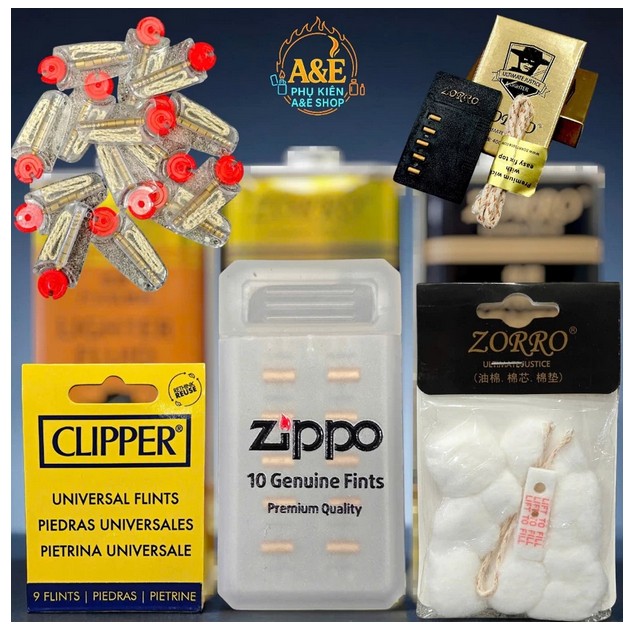 Phụ Kiện Thay Thế Vỉ Đá, Bông, Bấc Z0RR0 ZIPP0