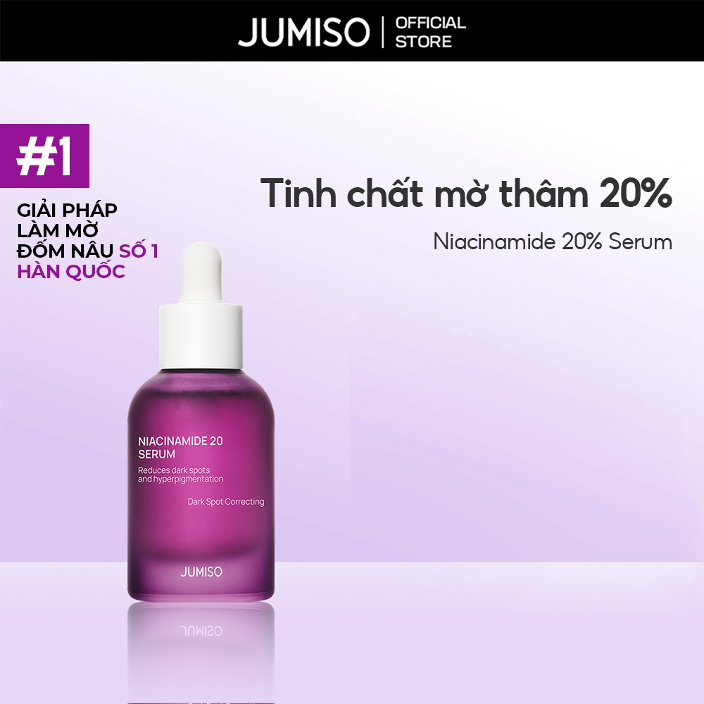 [Quà tặng không bán] Niacinamide 10% - 20% Tinh chất hỗ trợ dưỡng sáng, mờ thâm JUMISO Niacinamide 2