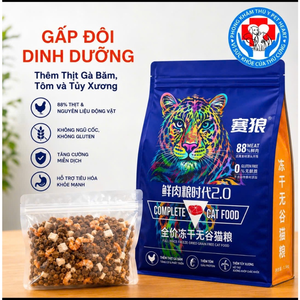 hạt langlike cho mèo 5kg
