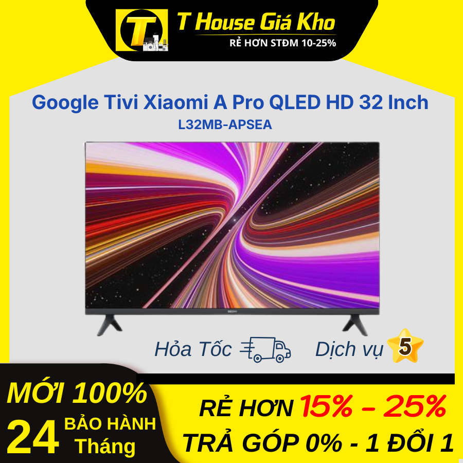 [Chính Hãng Mới] Google Tivi Xiaomi A Pro QLED 4K 43 inch L43MB-APSEA | QLED HD 32 inch L32MB-APSEA 