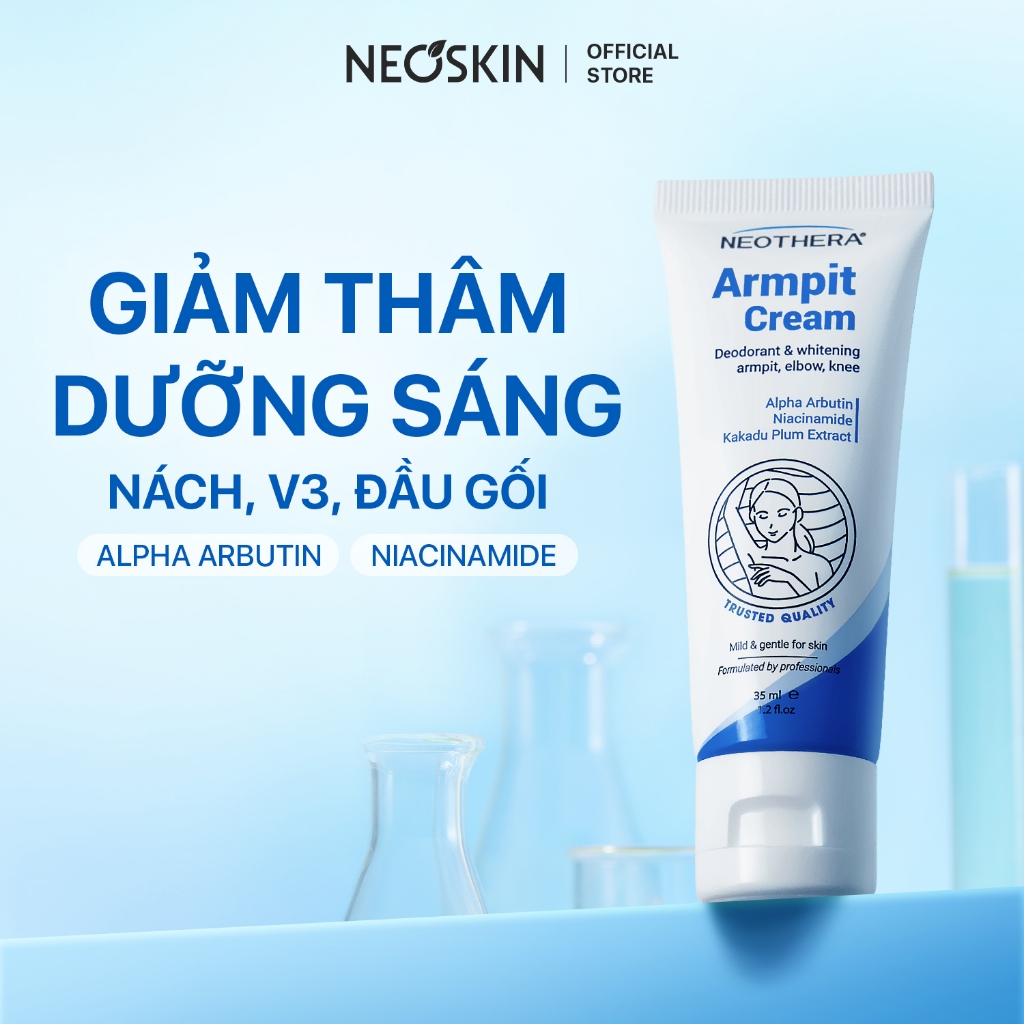 Kem dưỡng trắng giảm thâm nách ARMPIT CREAM dưỡng sáng da vùng nách, mông, bẹn khuỷu tay, đầu gối NE