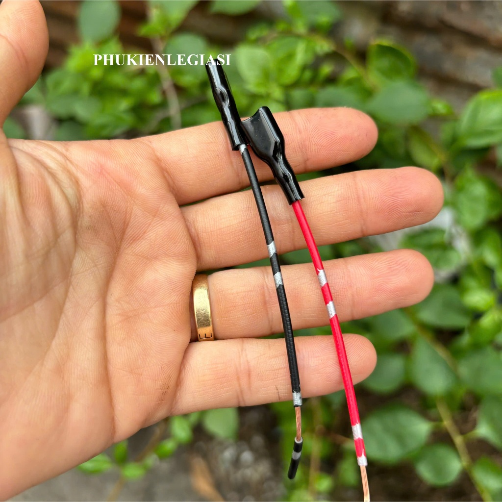 Cos 6.3mm liền dây bấm sẵn thường dùng ghim còi kèn, cos chữ T, cos dây điện, cos Gài lỗi đồng vỏ nh