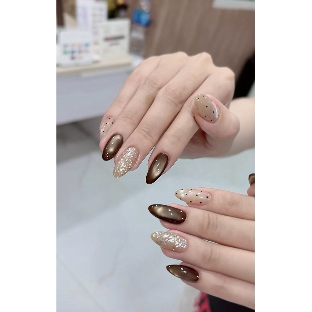 (N78) nailbox Sơn gel nhũ mắt mèo
