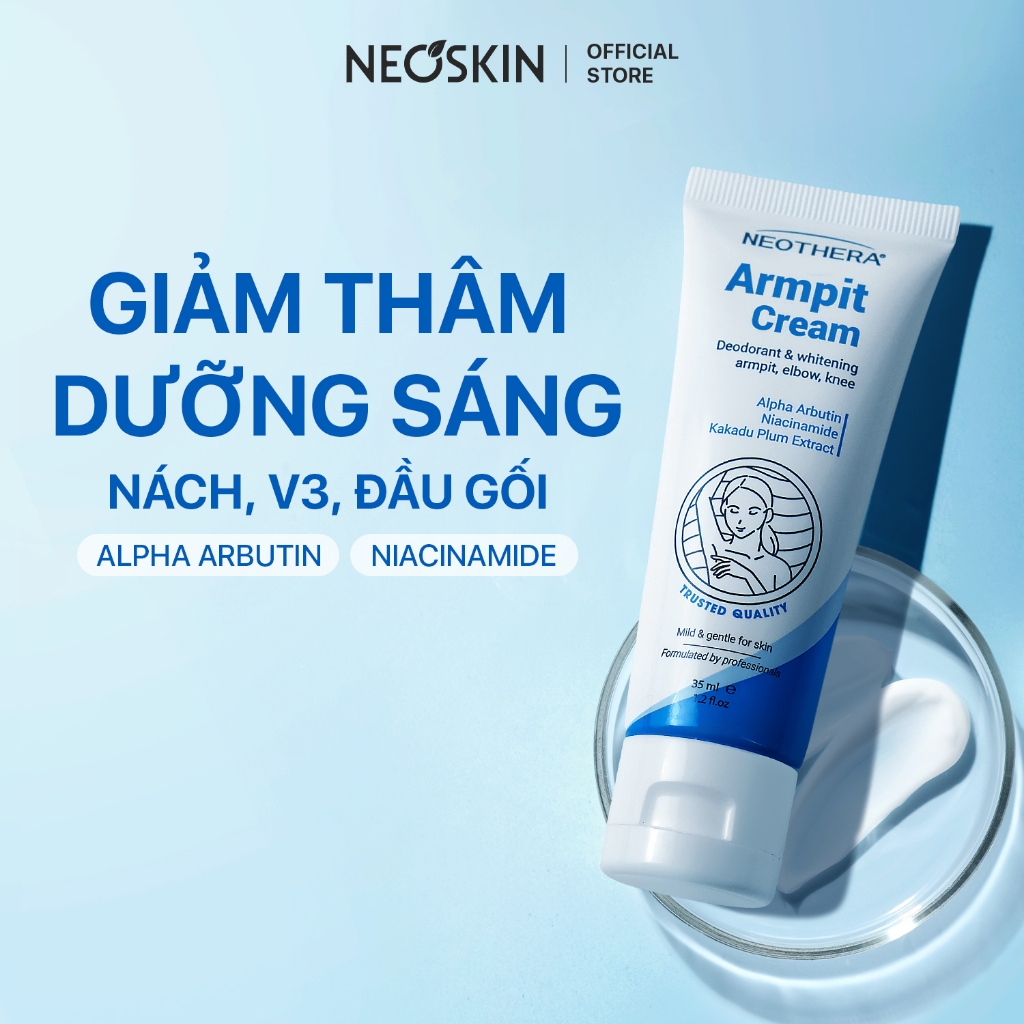 Kem Giảm Thâm ARMPIT CREAM Giúp Dưỡng Trắng Làn Da Sạm Ở Vùng Nách Mông Bikini Khuỷu Tay Đầu Gối 35g