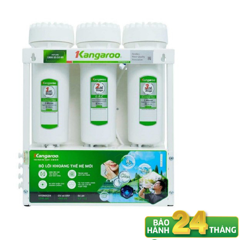 [CHÍNH HÃNG] Máy lọc nước Kangaroo Hydrogen KGRP08K - Hệ 8 lõi