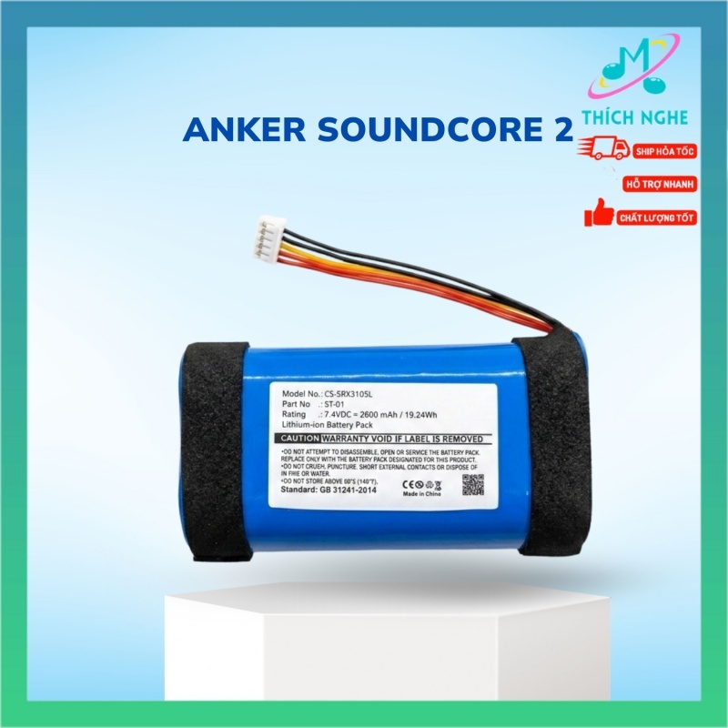 Thay thế Pin Anker Soundcore 2 dùng thay thế cho loa bluetooth Anker Soundcore 2