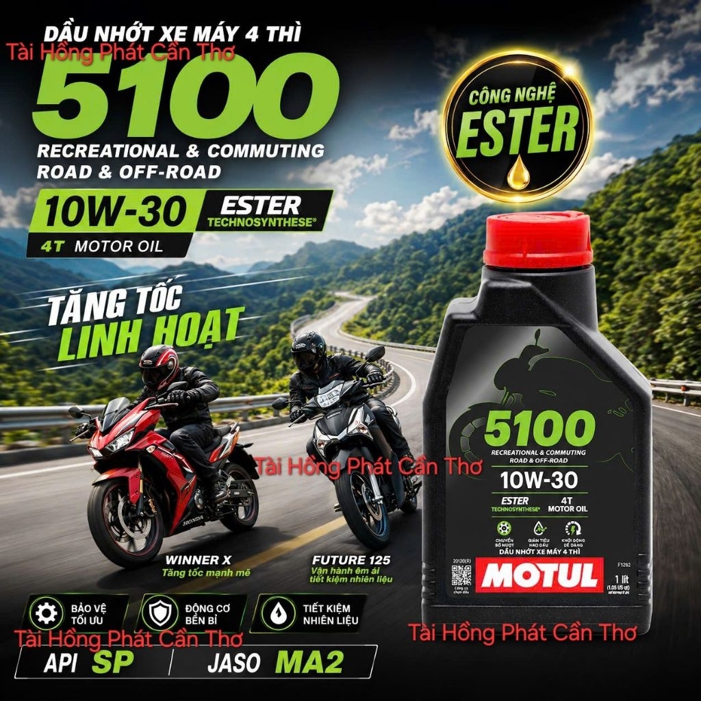 Nhớt MOTUL 5100 10w30 800ml và 1L.....CHÍNH  HÃNG