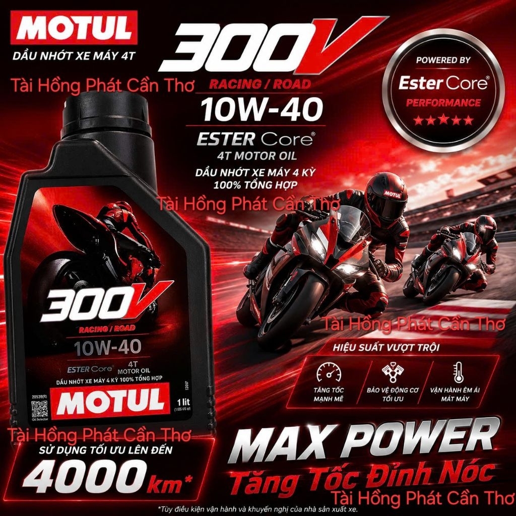 Nhớt MOTUL 300V 10w40 VN