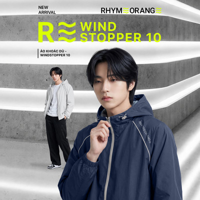 Áo Khoác Dù Nam Chống Nắng Trượt Nước Windstopper 10 LIMEORANGE OM26267101