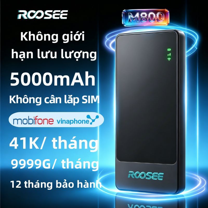 M610 M700 M800 roosee Pocket Wifi Bộ Phát Wifi Di Động