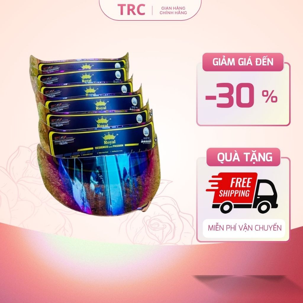 Kính Royal M138B, M179, Kính rời thay thế mũ bảo hiểm , M138, Royal M138B, Roc 03, Roc 04, Roc 05