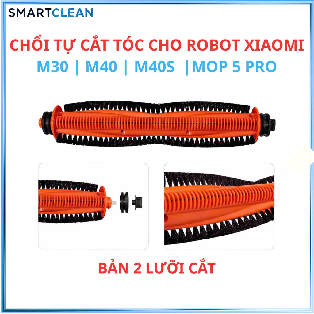 Chổi Tricut tự cắt tóc robot Xiaomi Vacuum 5 EU | Mop 5 pro | X20 Max | X20 Pro | M40 | M40s