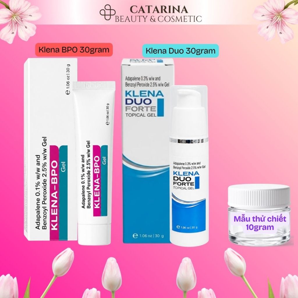Klena BPO 30gram | Klena Duo 30gram | Klena Forte 0.1% 30gram | Klena 0.3% 15gram | Giảm thâm mụn