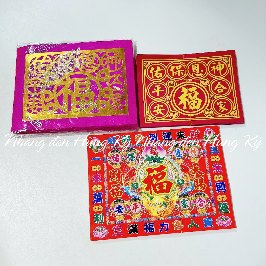 Giấy cúng bình an nhiều mẫu