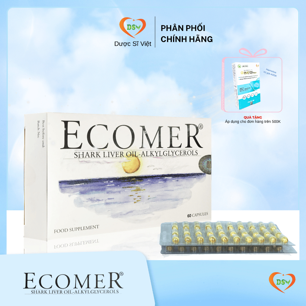 Ecomer - Hỗ trợ bổ máu, cải thiện miễn dịch I DSV Pharmacy